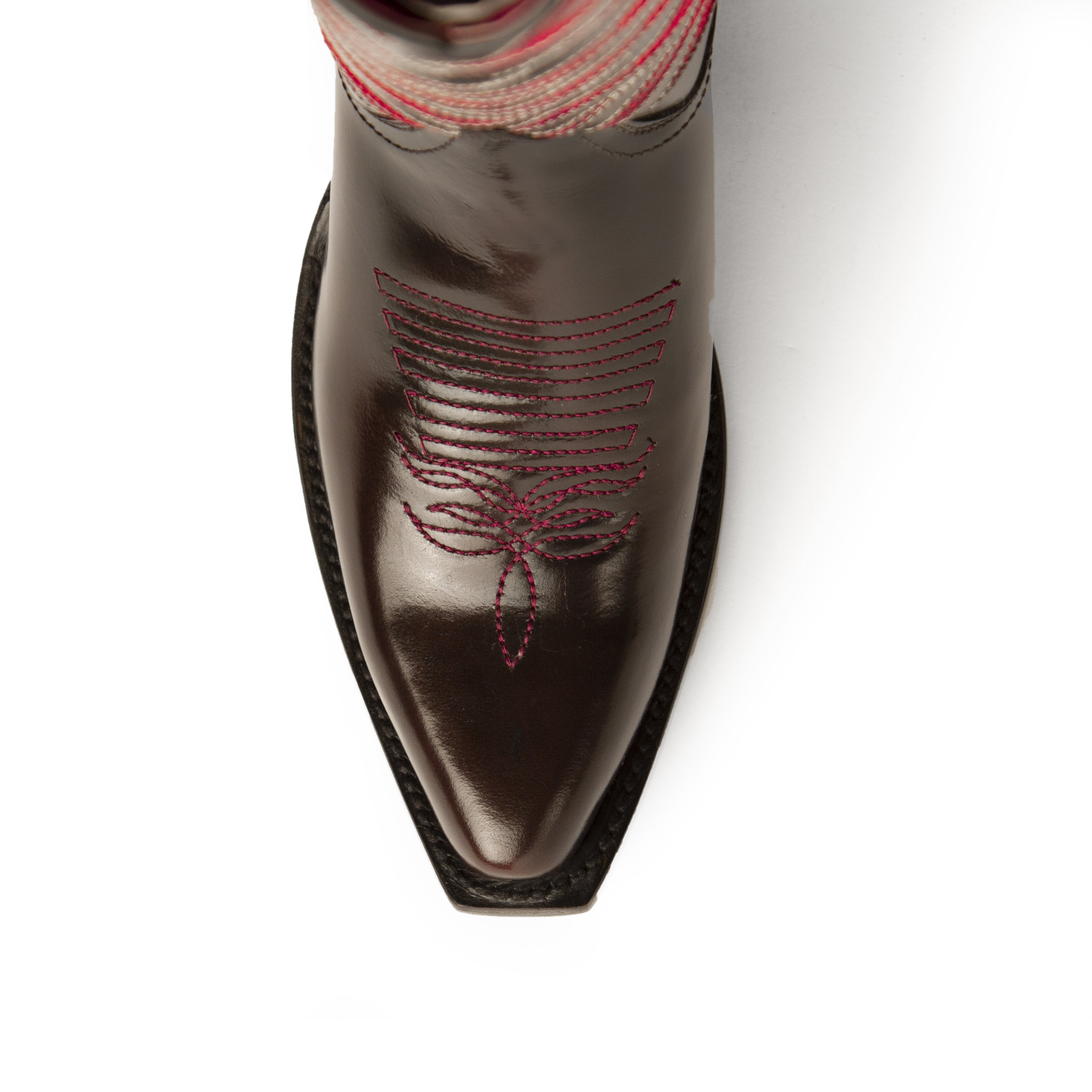 Ladies Spitfire Black/Cherry V-Toe