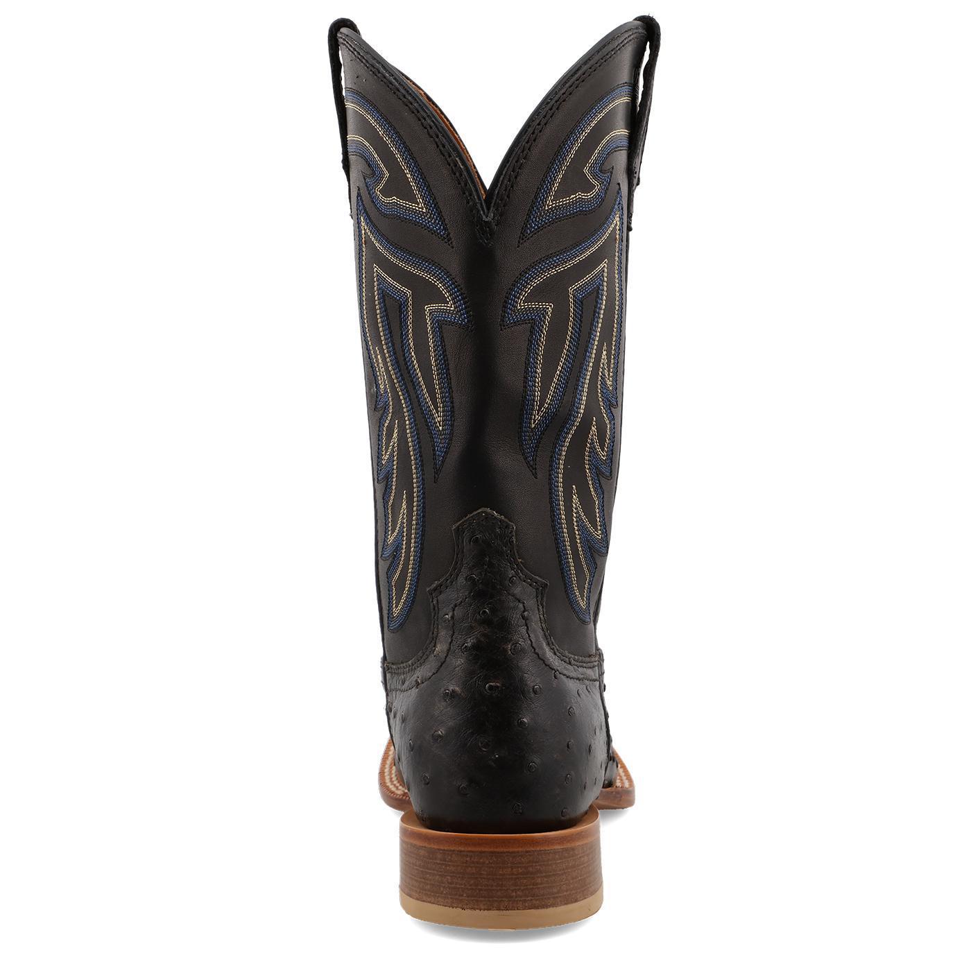 11" Ruff Stock - Black Ostrich & Black - MRSL045