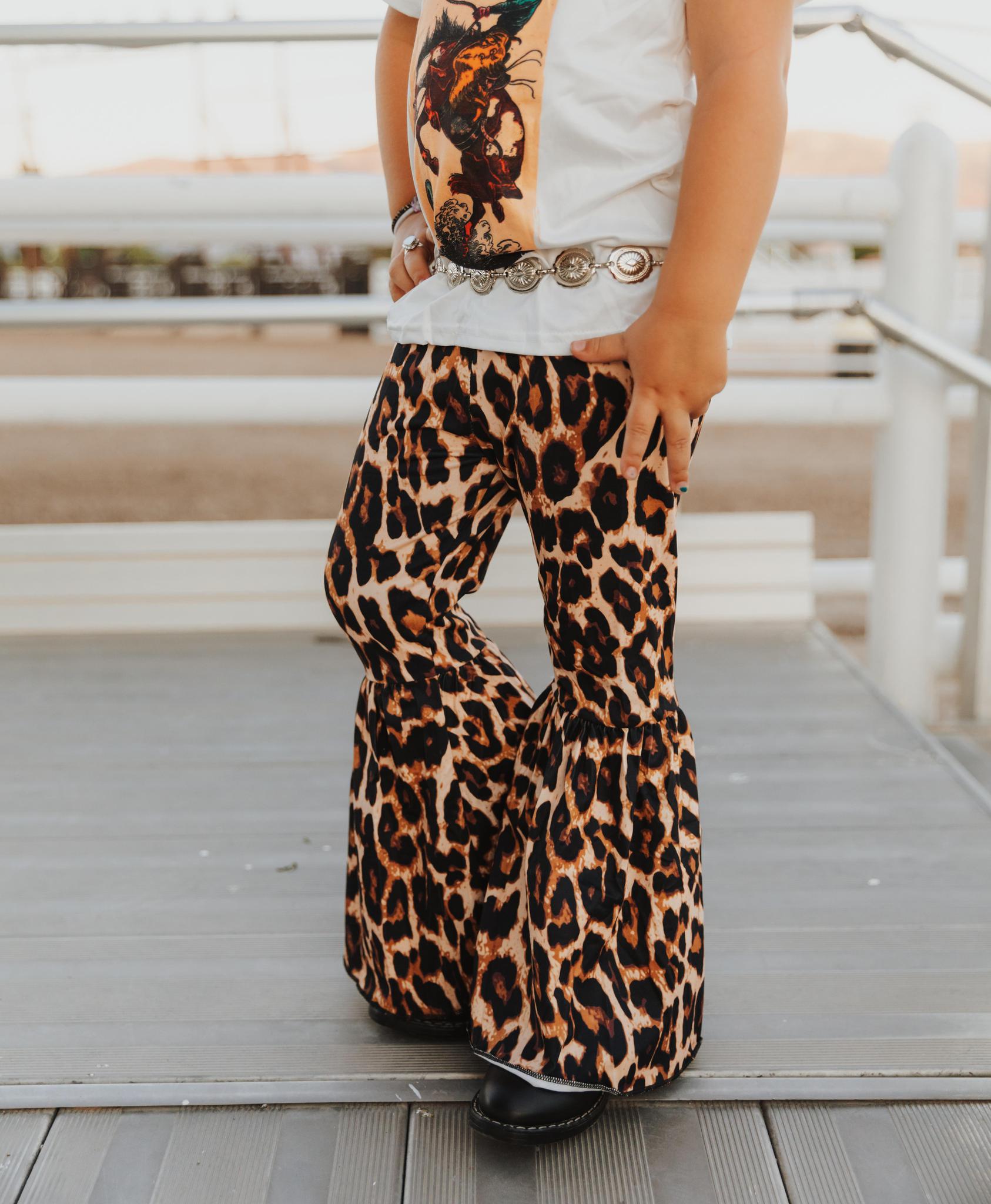 RODEO GRAPHIC AND LEOPARD PANT SET