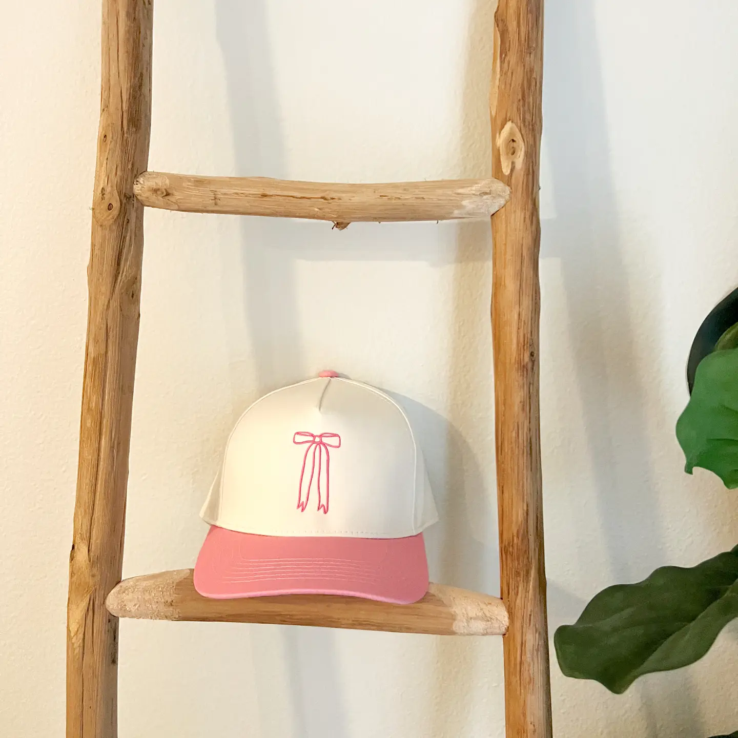 Pink Bow Trucker Hat