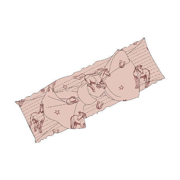 ORGANIC SMOCKED TIE HEADBAND