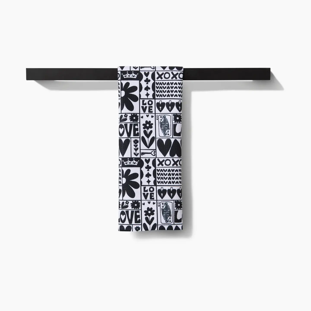 Queen of Hearts Tea Towel