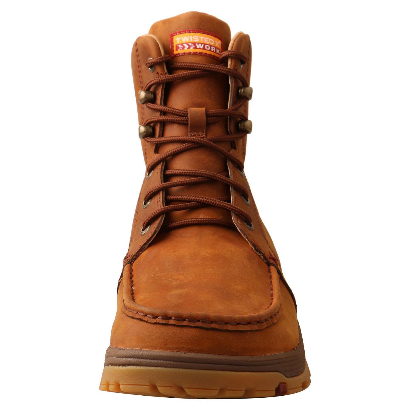 6" Work Oblique Toe Boot - Oiled Saddle MFSW001