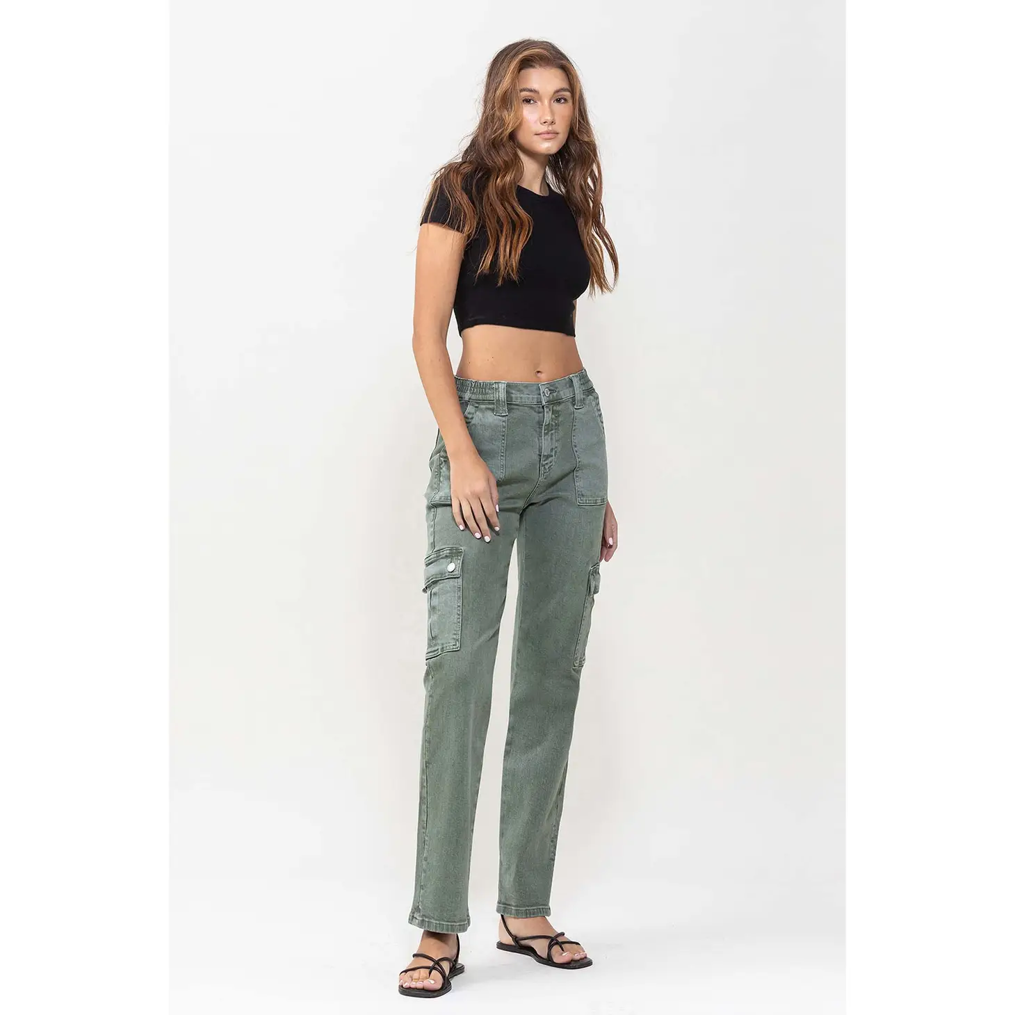 MID RISE STRAIGHT CARGO PANT