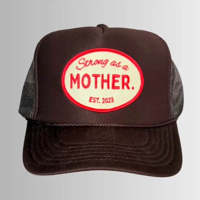 Vintage Strong As A Mother® Patch Hat
