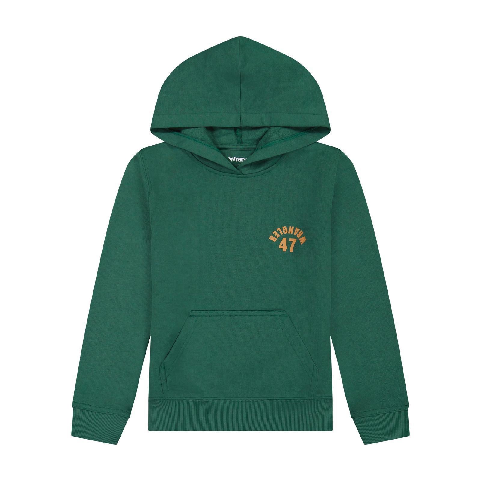 Boys Wrangler® Graphic Hoodie - Regular Fit - Hunter Green Heather