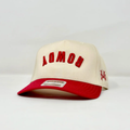 Rowdy Trucker Hat - Red/Natural Otto