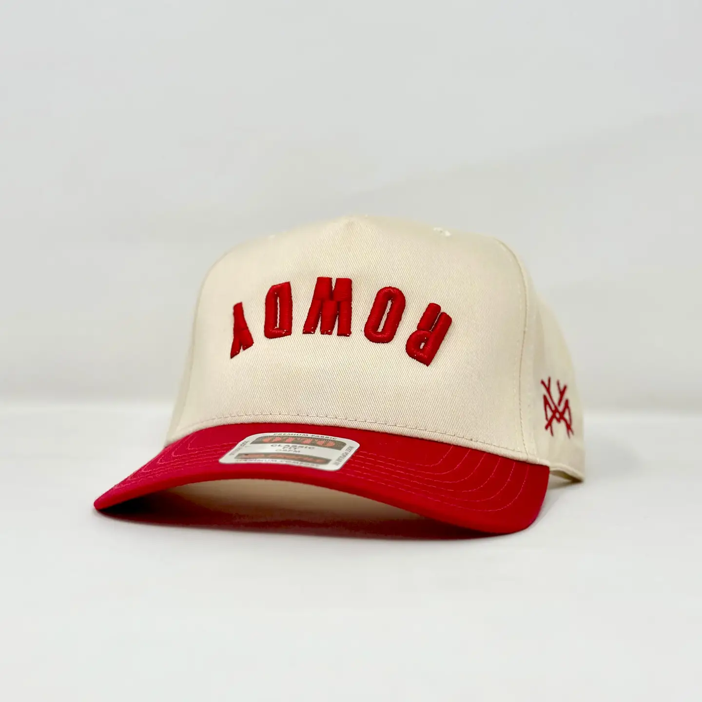 Rowdy Trucker Hat - Red/Natural Otto