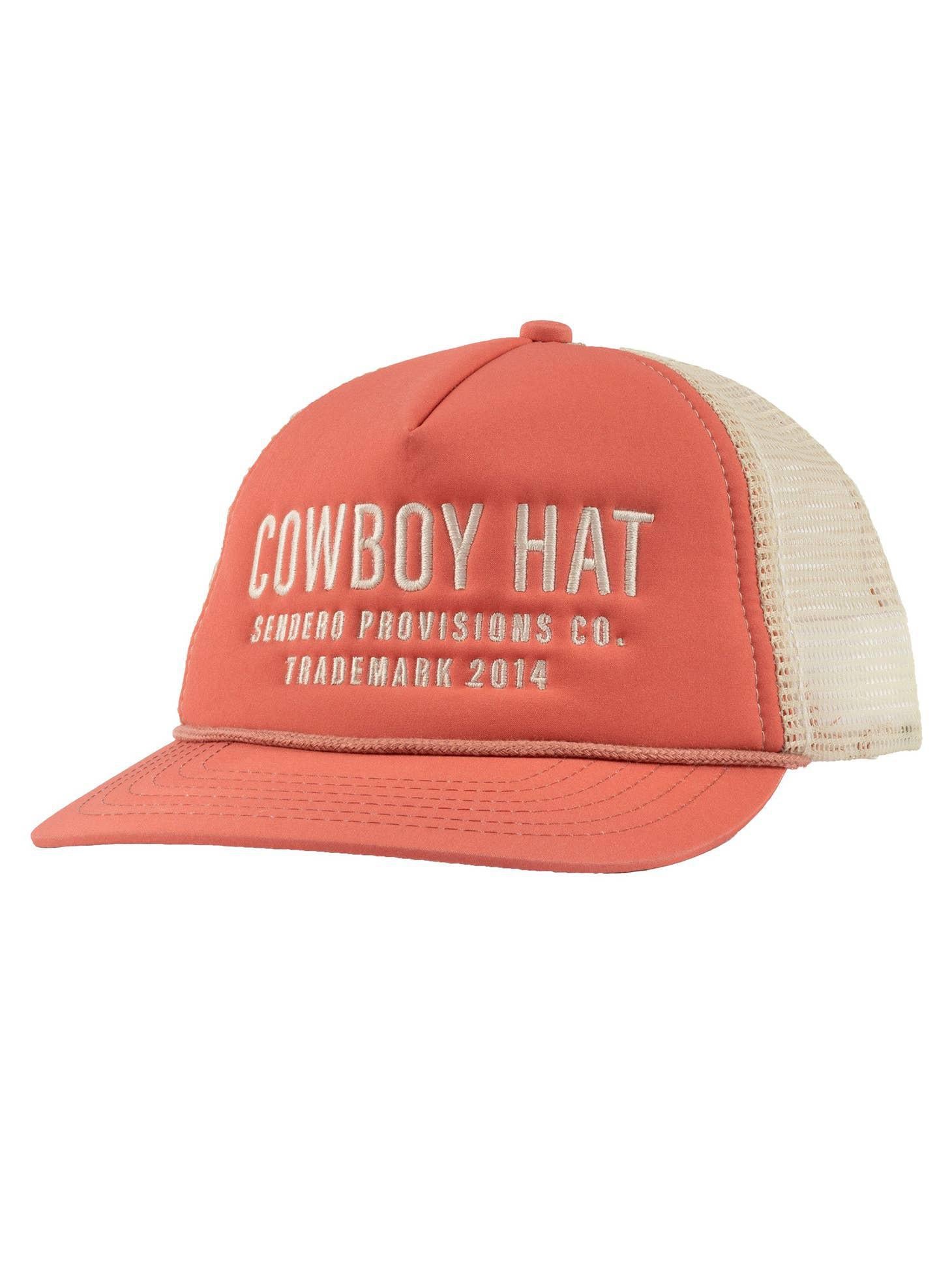 Sendero Provisions Company Cowboy Hat - coral