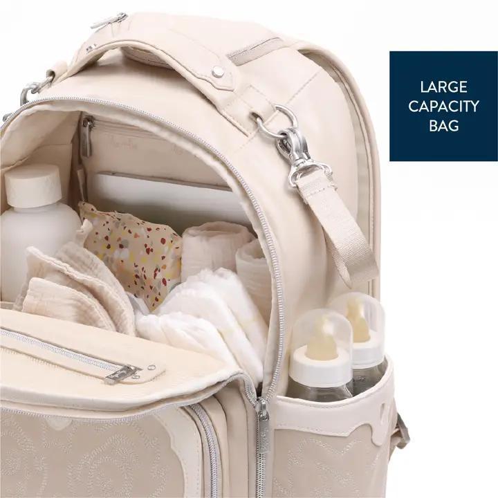 Nash Boss Plus Backpack Diaper Bag - Oat