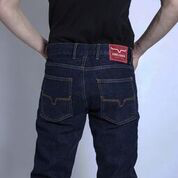Wayne-Mens Jeans-Blue