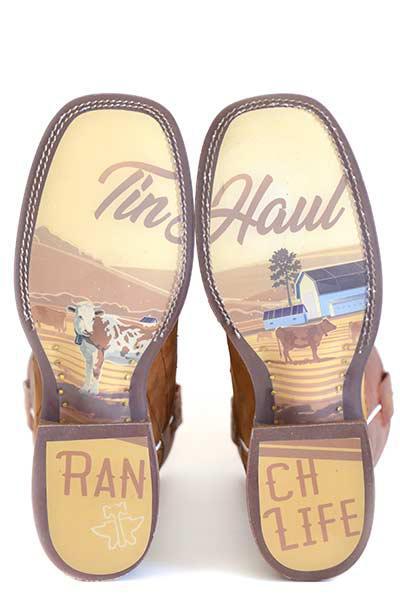 MENS FOOTWEAR   ANNIVERSARY SPECIAL  CROSSED,  RANCH SOLE  14-020-0101-5020