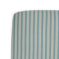 Stretch Knit Crib Sheet - Blue Vintage Stripe
