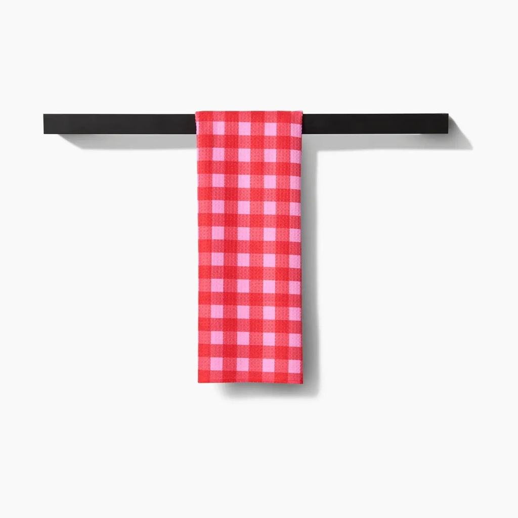 Cherry Gingham Tea Towel