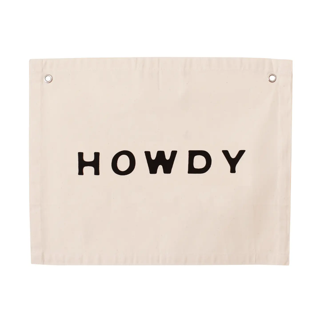 Howdy Canvas Banner