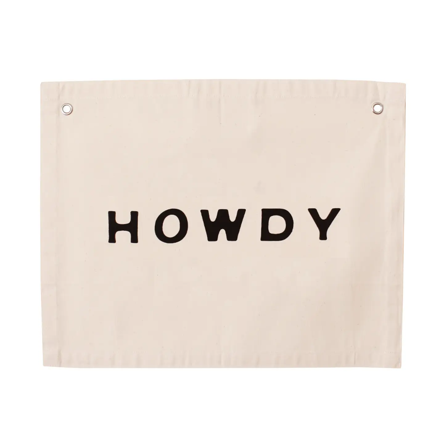 Howdy Canvas Banner