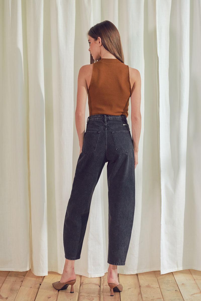 ULTRA HIGH RISE BALLOON JEAN - GRANITE