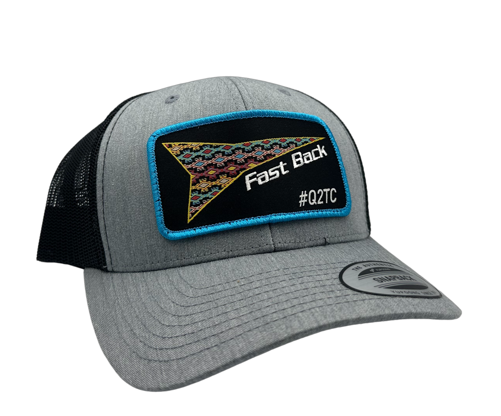 RED DIRT HAT CO. HAT -  FAST BACK AZTEC RDHC334