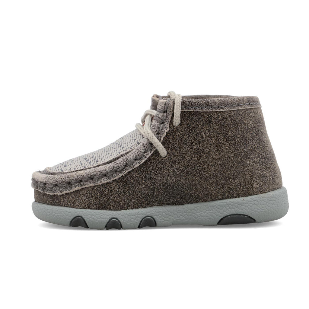 INFANT DRIVING MOCCASINS - GREY/LIGHT GREY ICA0012