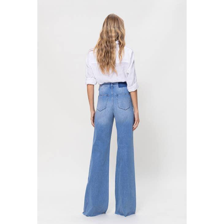 SUPER HIGH RISE WIDE LEG JEAN - WORK SONG