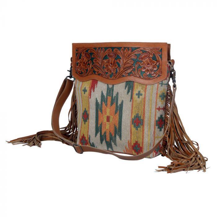 Myra Tingle Wingle Hand-Tooled Bags - S-3368