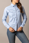 LOGO HORN LONG SLEEVE - LIGHT BLUE