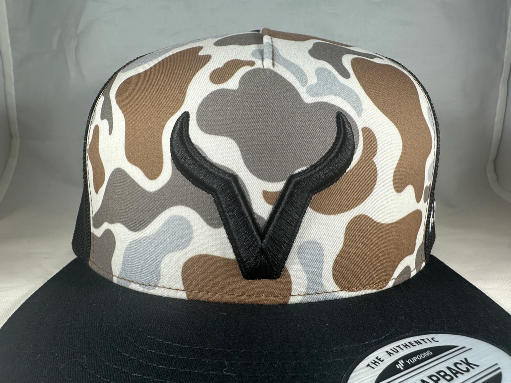 Vexil Brand - Black Icon - Black/Light Retro Camo/ Black Mesh