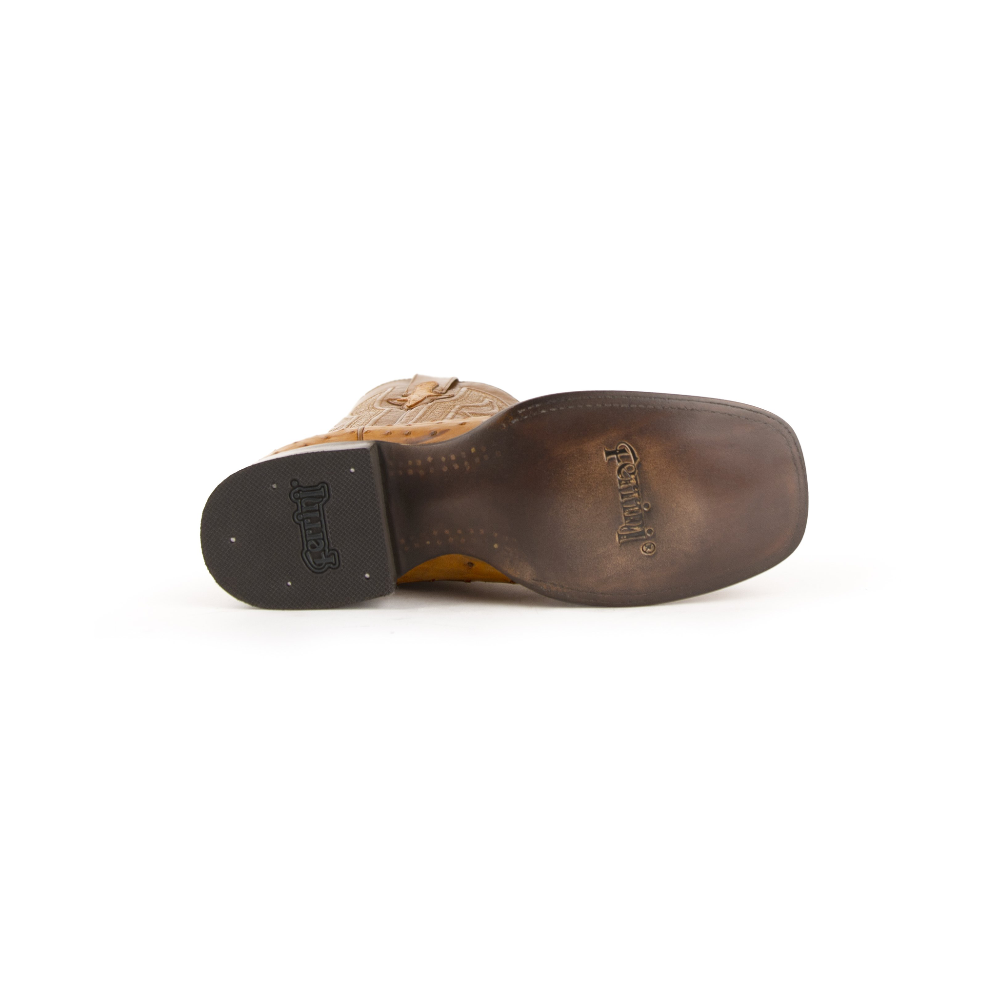 Men's Colt Ostrich S-Toe Cognac