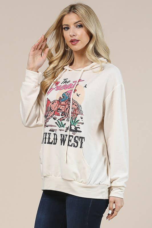 THE GREAT WILD WEST RELAXED FIT FRENCH TERRY HOODIE