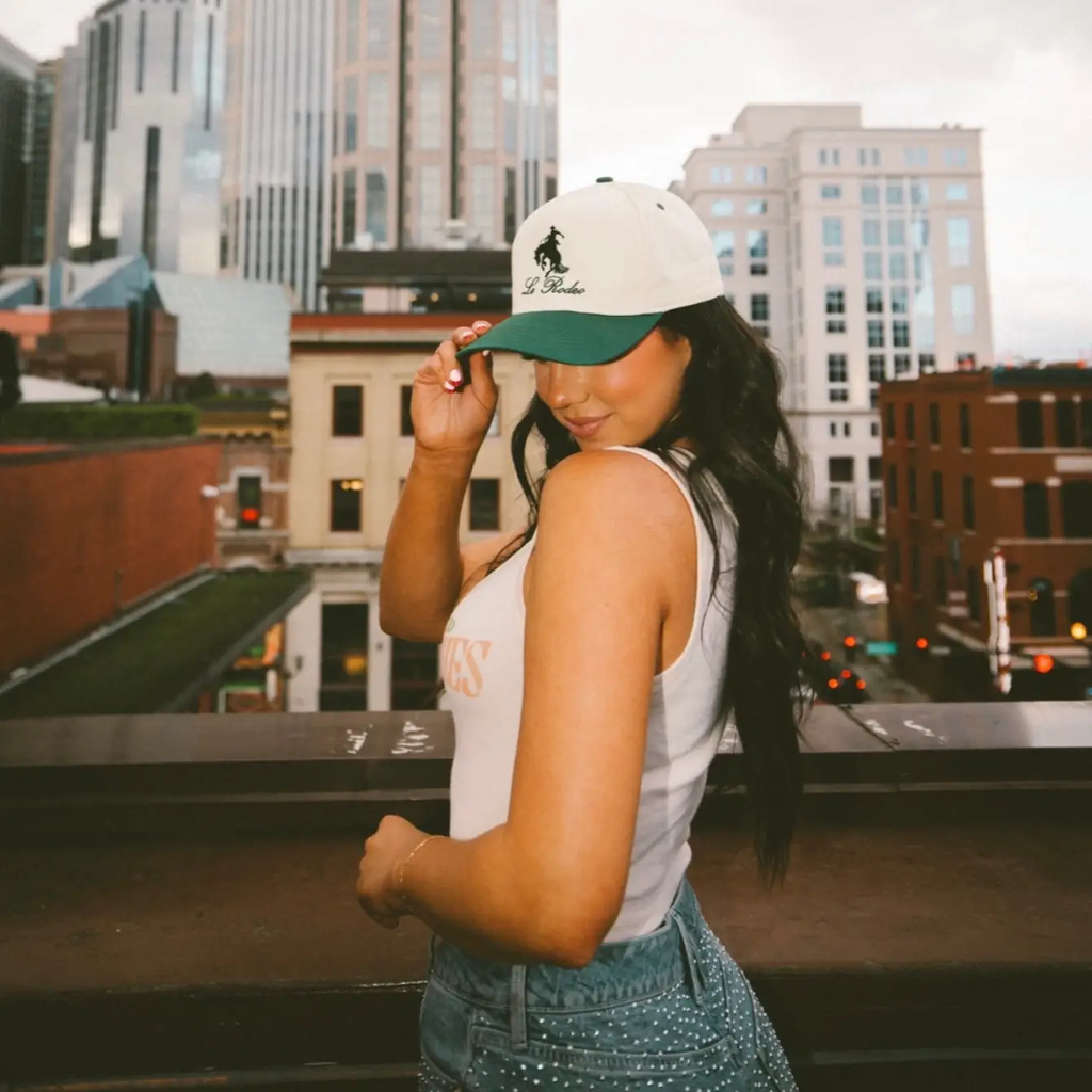 Le Rodeo W Horse - Green Vintage Trucker Hat