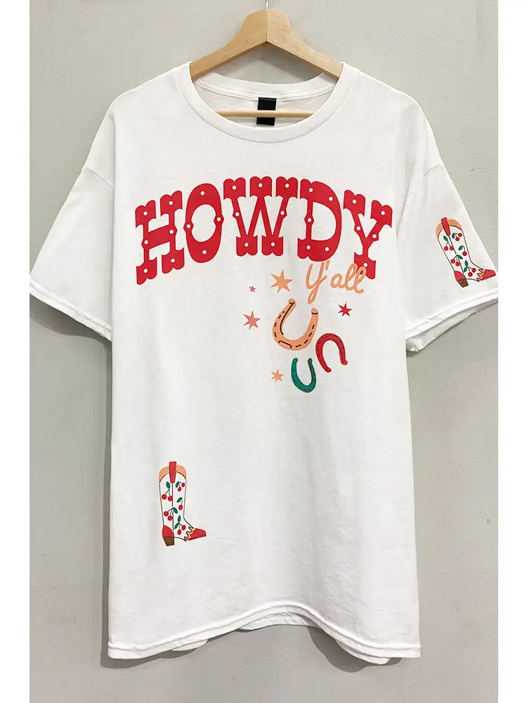 Howdy Lucky Boots Tee