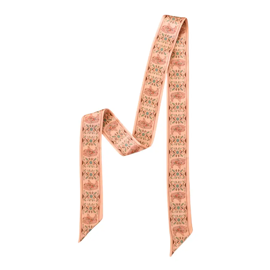 Blooming Bison Twilly Silky Western Cowgirl Scarf