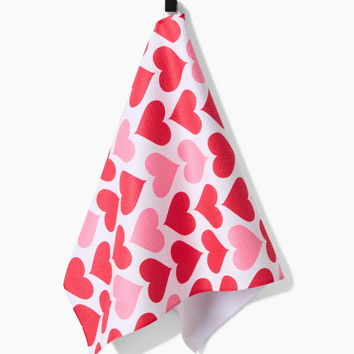 Blushing Hearts Tea Towel