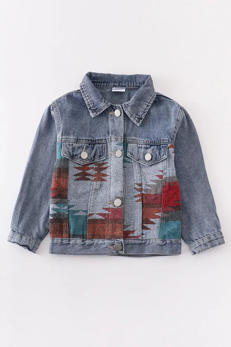 AZTEC DENIM JACKET
