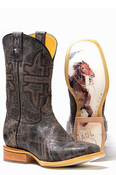 MENS FOOTWEAR   WIDE SQ TOE W/ OBVIOUS INSOLE AND SOLE  LATIDUDES,  TEAM RODEO SOLE  14-020-0077-0453