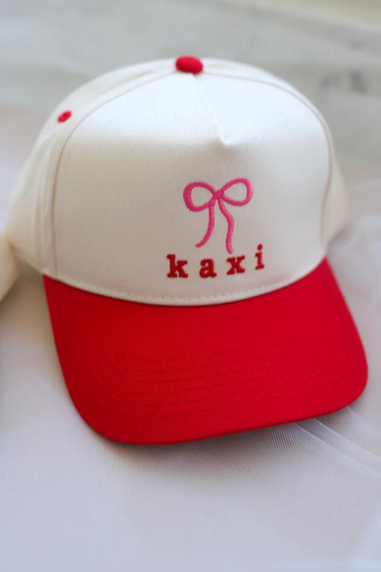 KAXI BOW TRUCKER HAT - RED