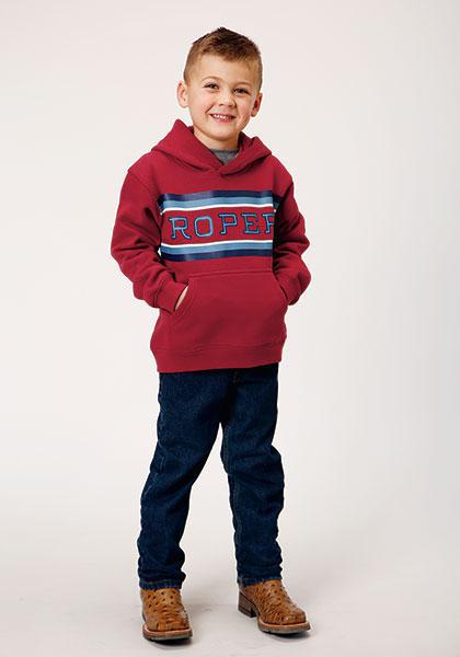 BOYS ROPER LONG SLEEVE SWEATSHIRT W/ HOOD 03-397-0300-6618