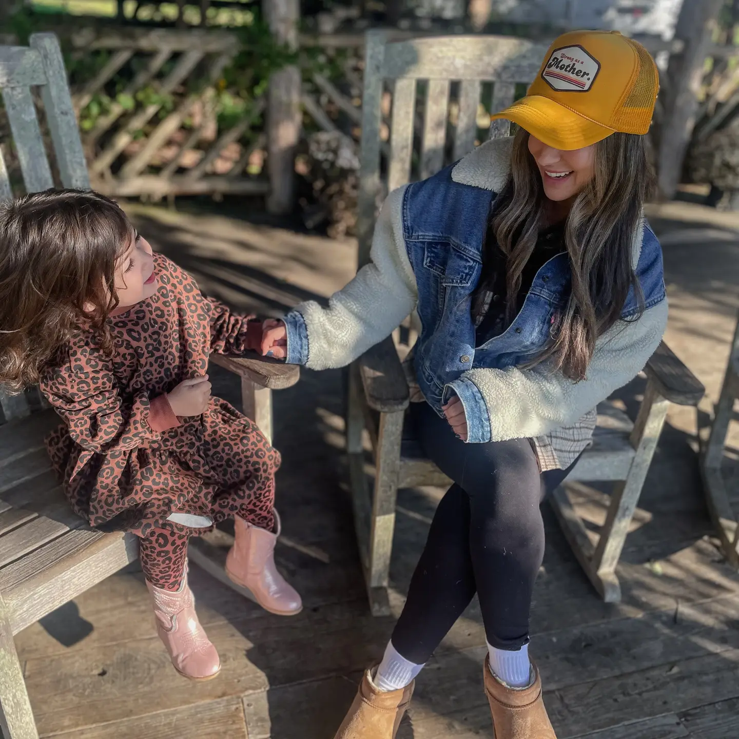 Retro Strong As A Mother® Patch Hat - Yellow