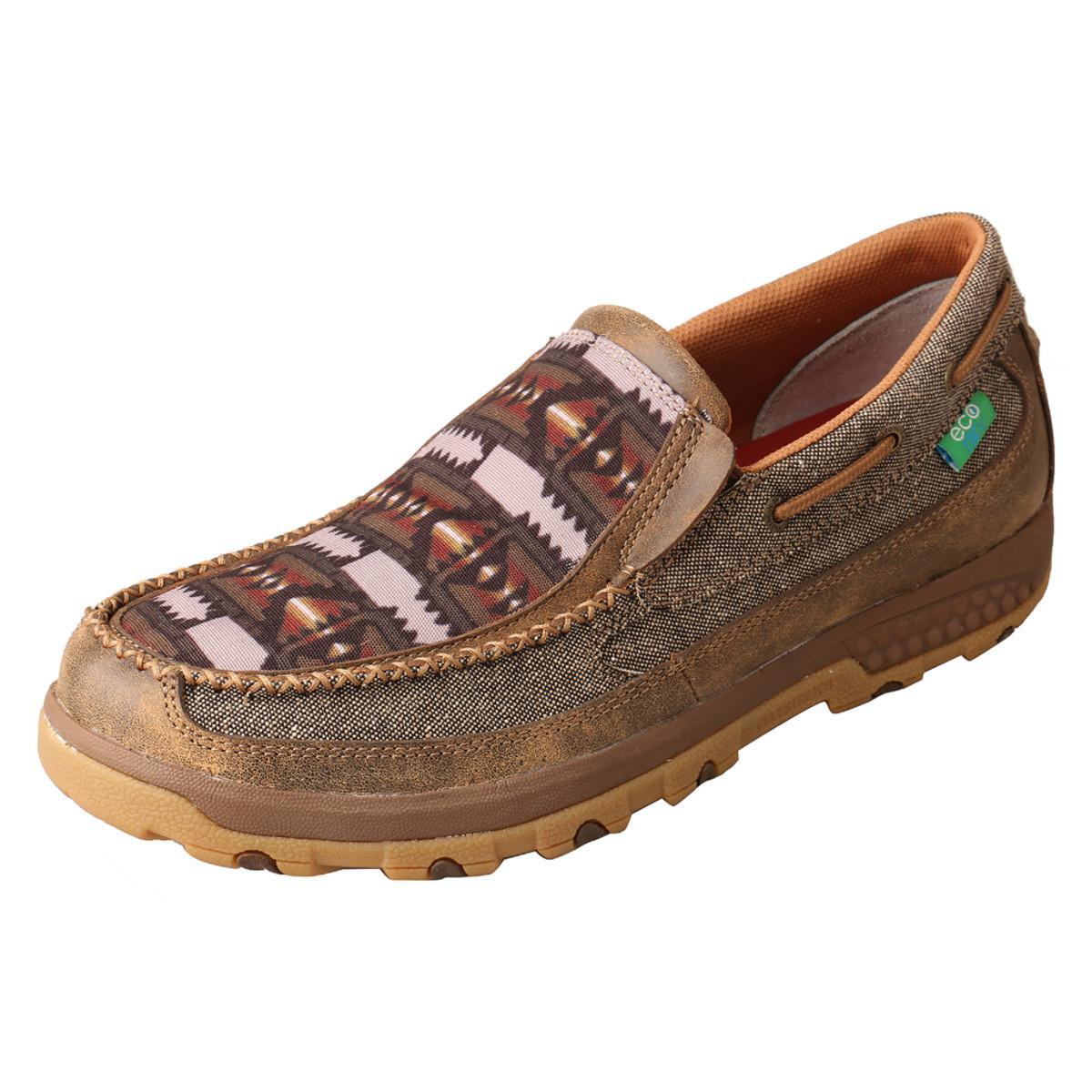 MENS SLIP ON DRIVING MOCCASINS - DUST/MULTIMXC0006