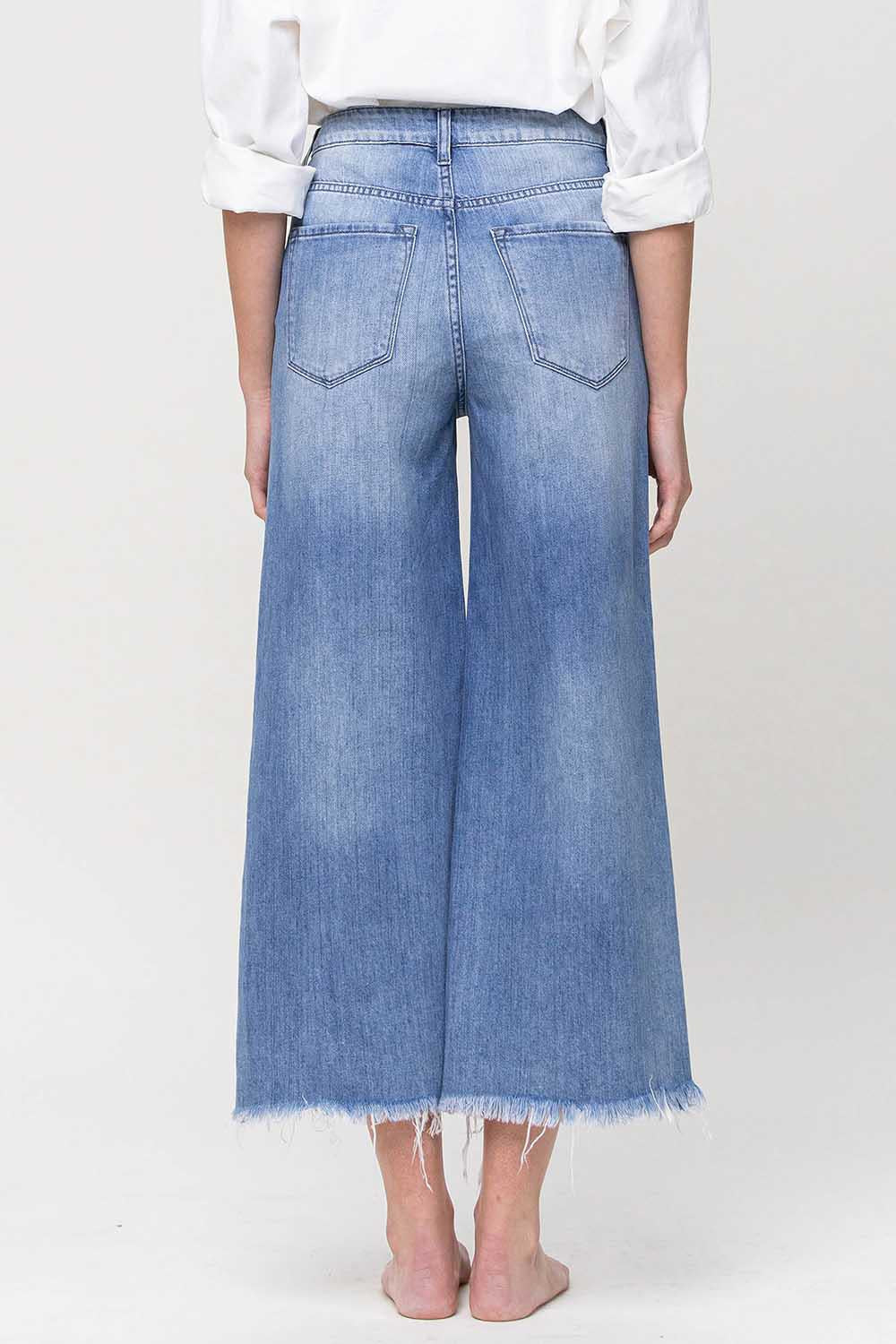 SUPER HIGH RISE CROP WIDE FLARE | OLIVIA EVERLAND