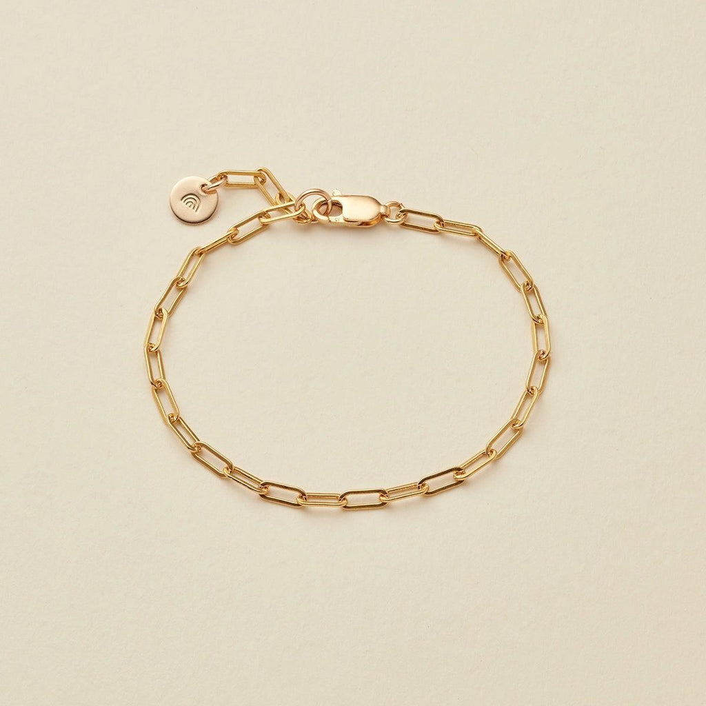 Made By Mary Jude Chain Bracelet - Gold 7"