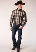 MENS L/S SHIRT   AMARILLO Y/DYED PLAIDS  1227 PINEWOOD PLAID