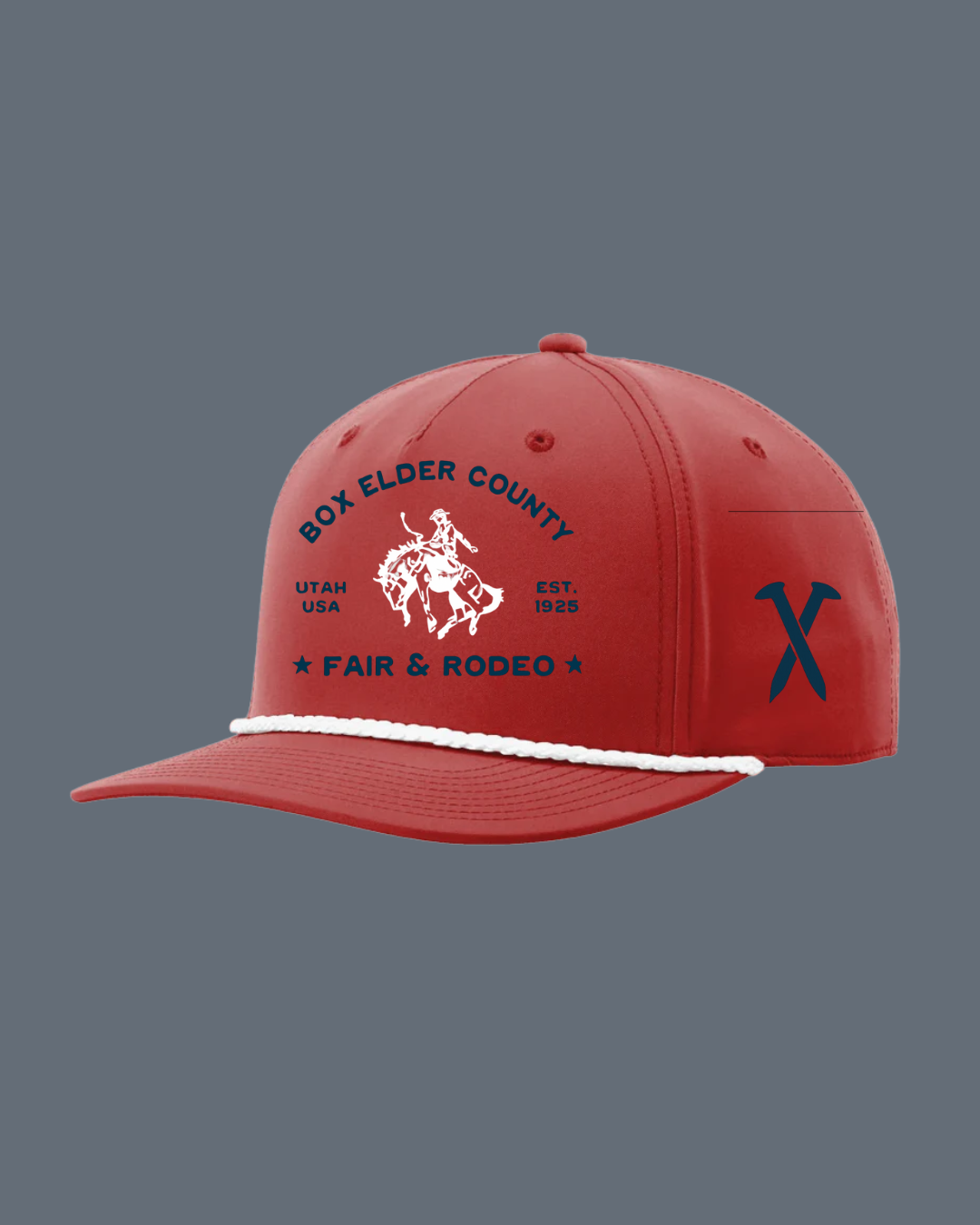 PRE-ORDER Exclusive Box Elder County Fair & Rodeo Centennial Hat Red