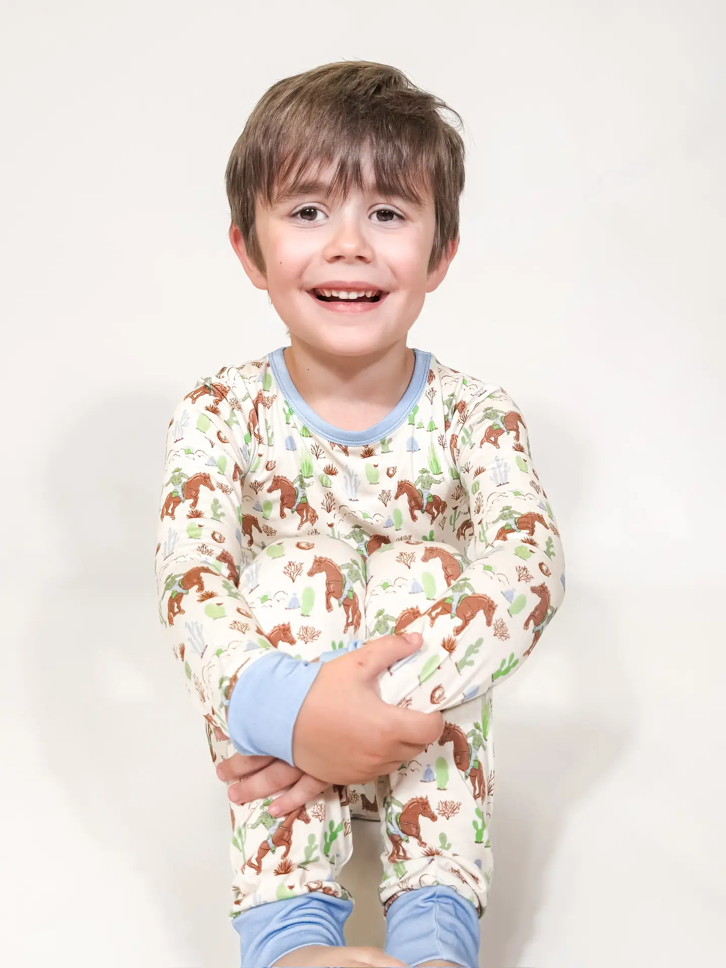 Saddle Up, Cowboy Toile - Long Sleeve/Pants 2 Piece Pajama
