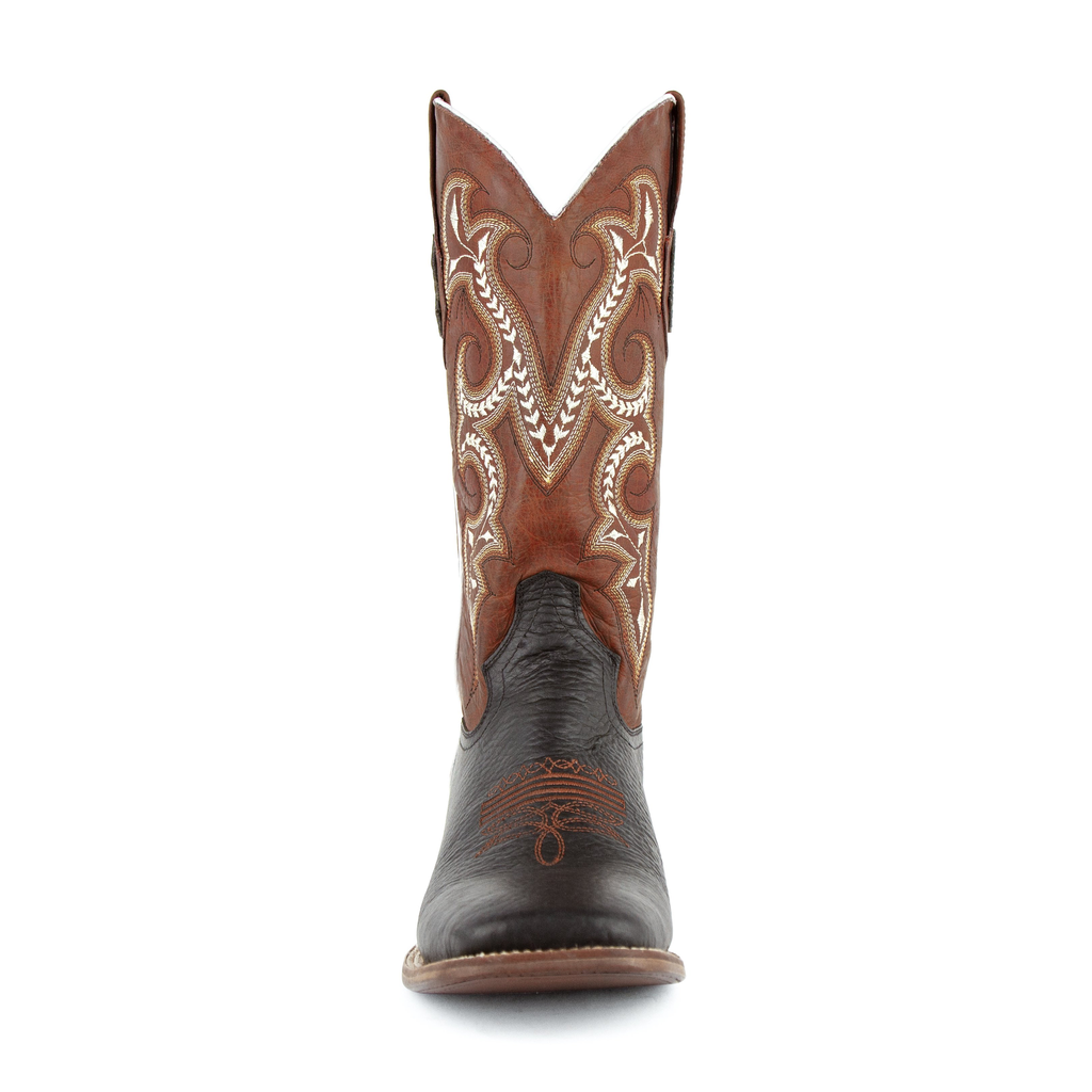 Men's Colby Black/Rust S-Toe