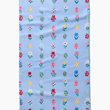 Spring Wildflowers Tea Towel