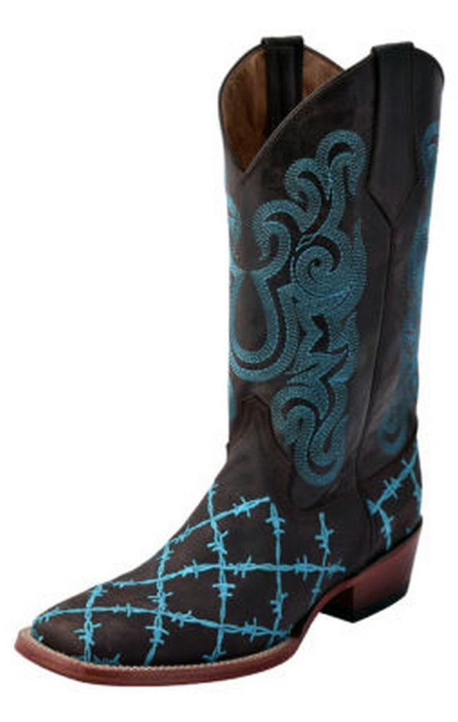 Men's Barbed Wire Chocolate S-Toe
