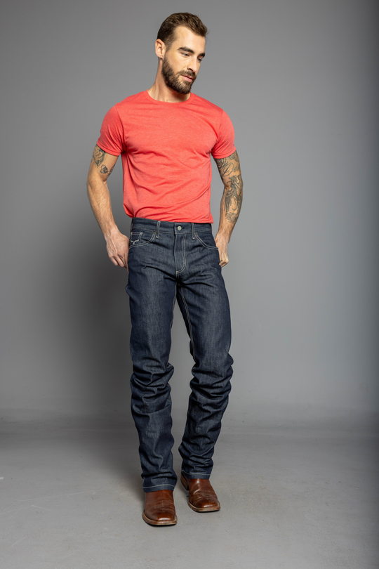 MENS KIMES JEANS - RAW JAMES BLUE