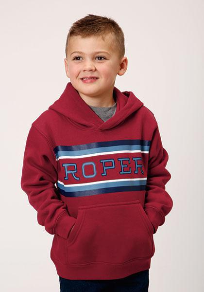 BOYS ROPER LONG SLEEVE SWEATSHIRT W/ HOOD 03-397-0300-6618