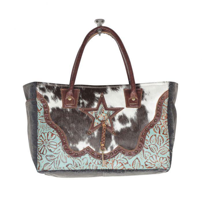 ARTICULATE CANVAS & HAIRON BAG - S-4399